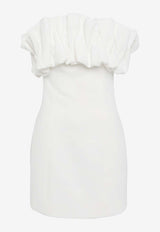 Mossman Short Tempered Strapless Mini Dress White DMM128-DWHITE