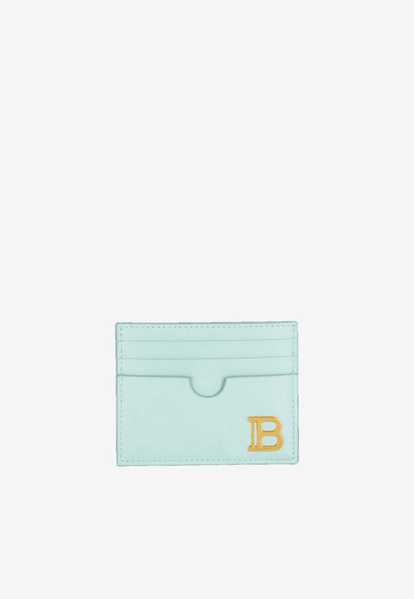 Balmain B-Buzz Calf Leather Cardholder Light Blue DN1MA195LSLXLIGHT BLUE