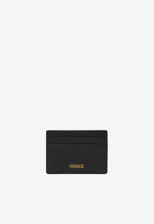 Versace Medusa Biggie Leather Cardholder Black DPN2467 1A10544 1B00V