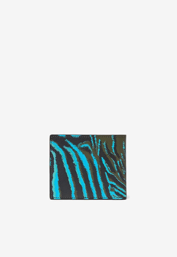 Versace Tiger Medusa Biggie Bi-Fold Wallet DPU2463 1A07629 5K14V Multicolor