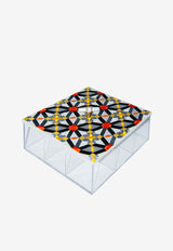 Stitch Acrylic Box with Oriental Embroidery Multicolor EE1005O