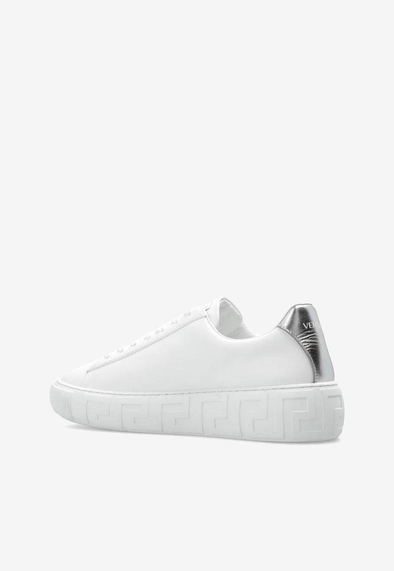 Versace Logo Low-Top Sneakers DSU8404 1A06574 2W270 White