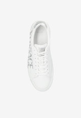 Versace Logo Low-Top Sneakers DSU8404 1A06574 2W270 White