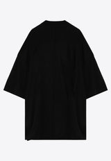 Rick Owens DRKSHDW Logo Print Oversized T-shirt  Black DU02D2259RNEP1/P_DARKS-0908