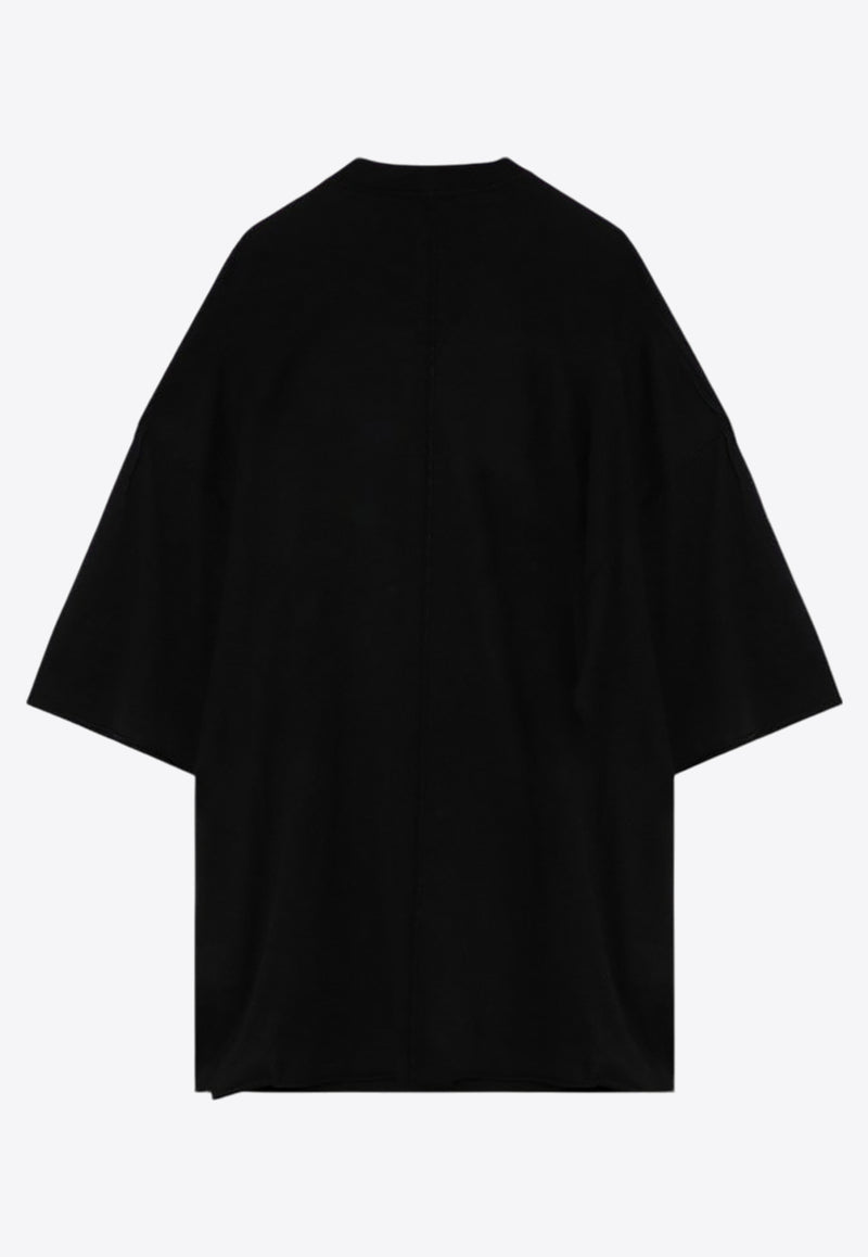 Rick Owens DRKSHDW Logo Print Oversized T-shirt  Black DU02D2259RNEP1/P_DARKS-0908