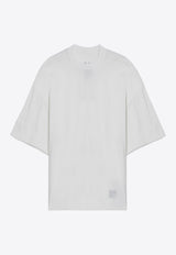 Rick Owens DRKSHDW Basic Crewneck T-shirt White DU02D2259RN/P_DARKS-11