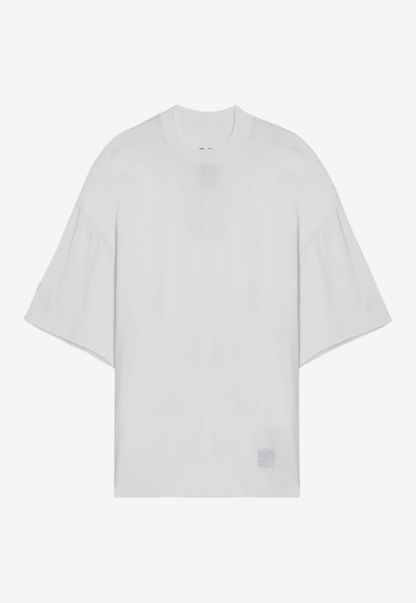 Rick Owens DRKSHDW Basic Crewneck T-shirt White DU02D2259RN/P_DARKS-11