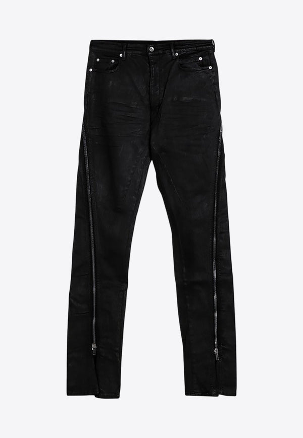 Rick Owens DRKSHDW Banana Bolan Slim Jeans Black DU02D2363SBW/P_DARKS-99