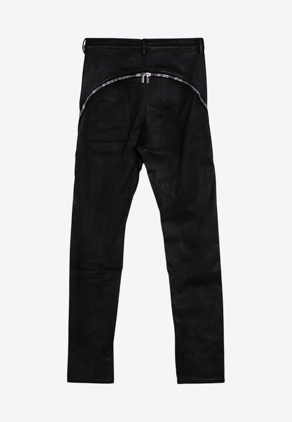 Rick Owens DRKSHDW Banana Bolan Slim Jeans Black DU02D2363SBW/P_DARKS-99