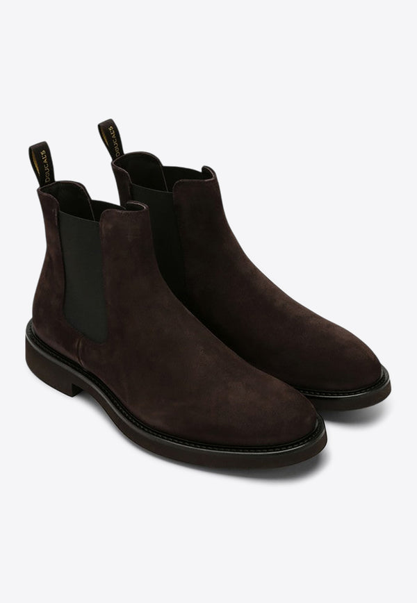 Doucal
s Suede Ankle Boots Brown DU1343GENOUF009/P_DOUCA-TM23