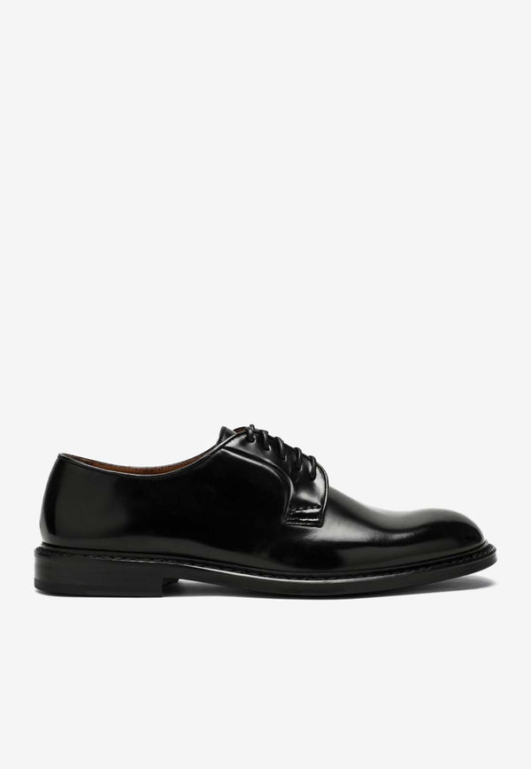 Doucal
s Derby Shoes in Smooth Leather Black DU1385PHOEUY007/Q_DOUCA-NN00