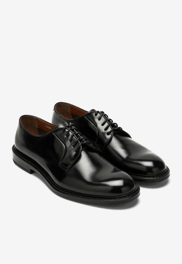 Doucal
s Derby Shoes in Smooth Leather Black DU1385PHOEUY007/Q_DOUCA-NN00