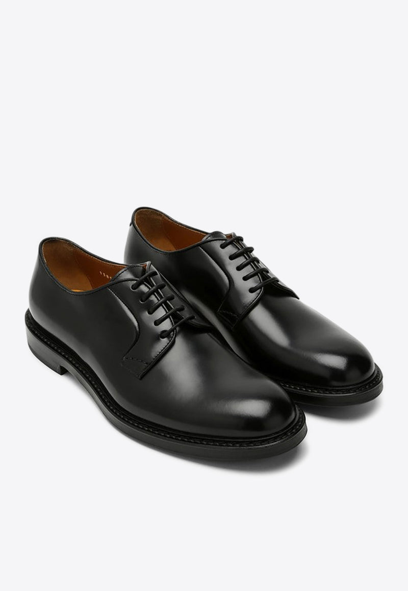 Doucal
s Leather Derby Shoes Black DU1385SIEWUF007/P_DOUCA-NN00