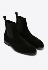 Doucal
s Suede Ankle Boots Black DU1763AUGNUF024/P_DOUCA-NN00