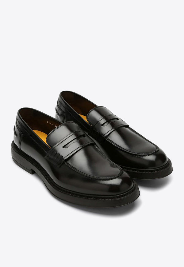 Doucal
s Smooth Leather Penny Loafers Brown DU2726BRUXUF007/P_DOUCA-TM02