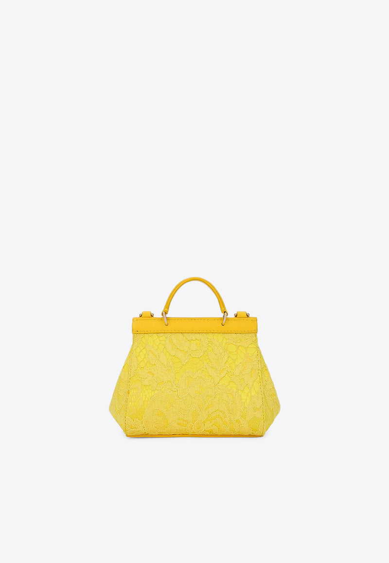 Dolce 
Gabbana Kids Girls Mini Sicily Top Handle Bag EB0003 AB011 80210 Yellow