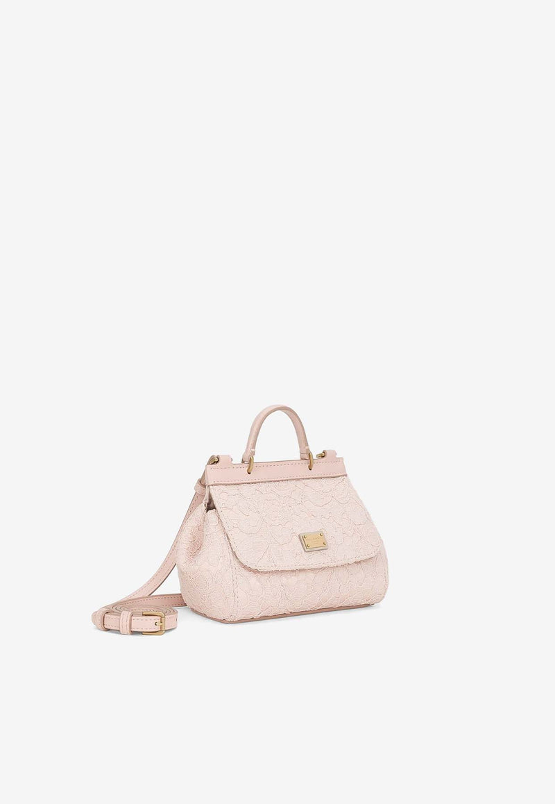 Dolce 
Gabbana Kids Girls Mini Sicily Top Handle Bag EB0003 AS038 80403 Pink