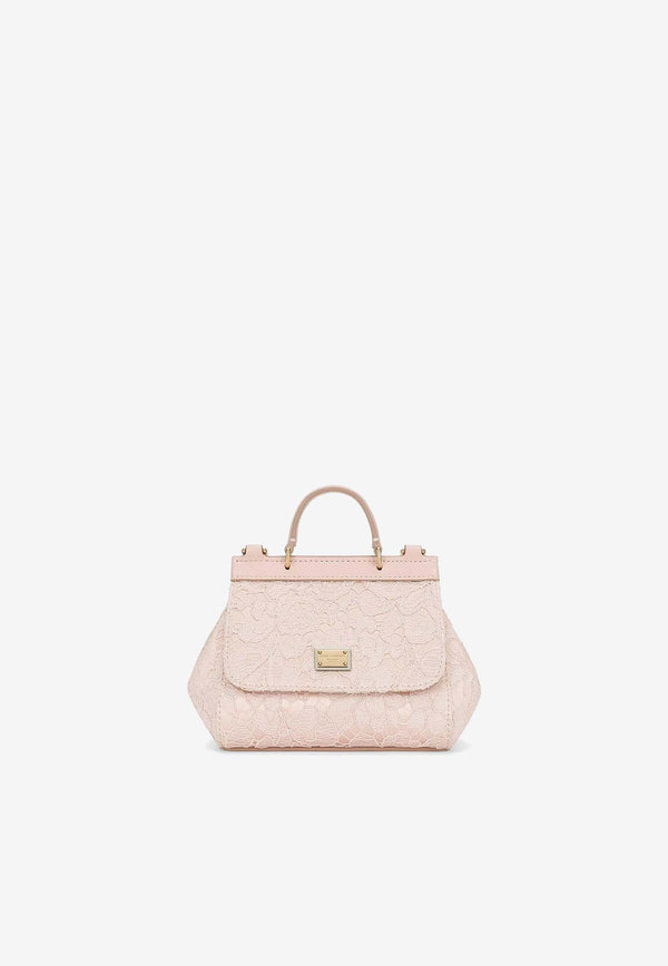 Dolce 
Gabbana Kids Girls Mini Sicily Top Handle Bag EB0003 AS038 80403 Pink