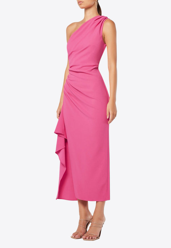 Elliatt Purdie One-Shoulder Midi Dress EC2092313PINK