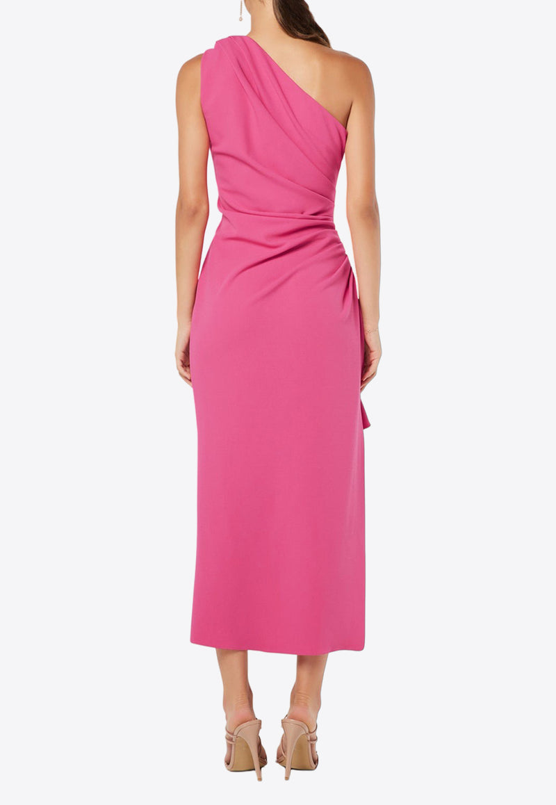 Elliatt Purdie One-Shoulder Midi Dress EC2092313PINK