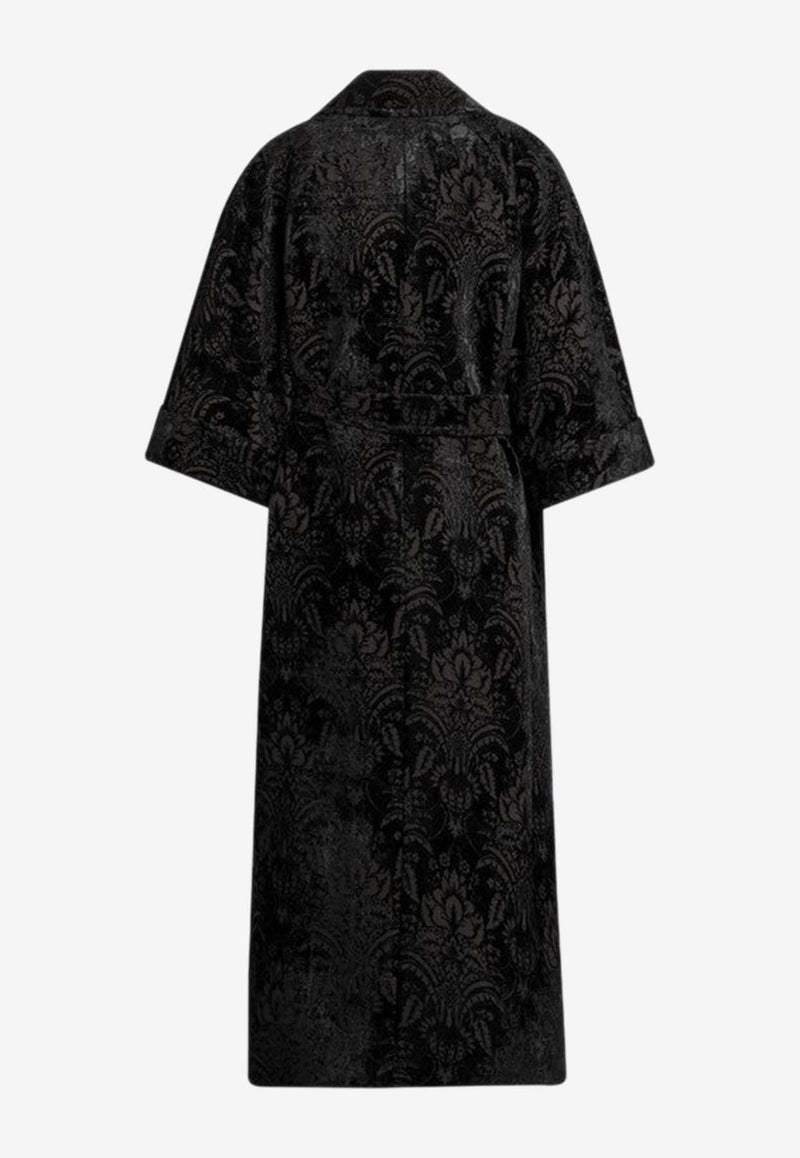 Max Mara Damask Velvet Coat EDOLOVI/P_MAXMA-001