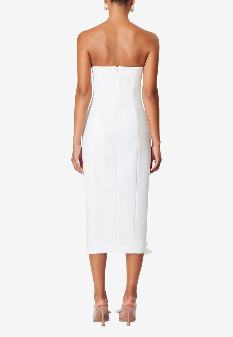 Elliatt Bethany Strapless Midi Dress White EH3092405IVORY