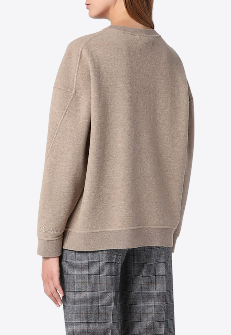 Max Mara Elvira Wool Cashmere Sweater Beige ELVIRACO/P_MAXM-002