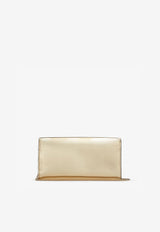 Jimmy Choo Emmie Clutch in Mirror Fabric EMMIE MIF GOLD