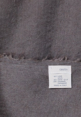 Destin Frayed Wool-Blend Scarf Gray EMQUUNWO/P_DESSR-FA