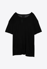 ERL Baby Print Short-Sleeved T-shirt Black ERL08T016CO/O_ERL-FB