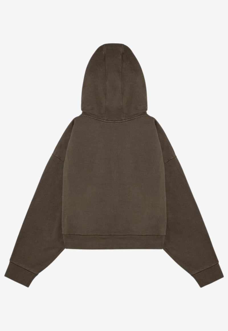 Entire Studios Oversized Zip-Up Hoodie Green ES2106CO/P_ENTST-MI