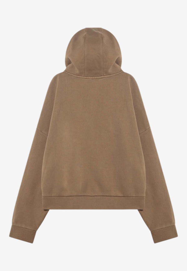 Entire Studios Zip-Up Hooded Sweatshirt Brown ES2106DCO/Q_ENTST-CO