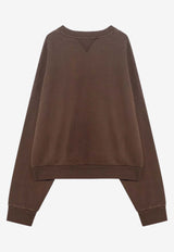 Entire Studios Oversized Crewneck Sweatshirt Brown ES2126DCO/Q_ENTST-BT