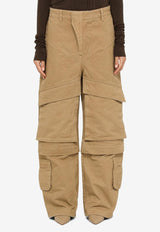 Entire Studios Hard Wide-Leg Cargo Pants Beige ES2220CO/N_ENTST-SL