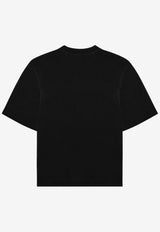 Entire Studios Washed Crewneck T-shirt Black ES2252CO/P_ENTST-SO