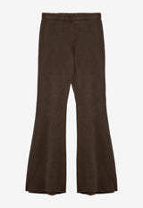 Entire Studios Flared Track Pants Brown ES2303CO/P_ENTST-BT