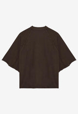 Entire Studios Essential Oversized Jersey T-shirt Brown ES2487CO/P_ENTST-BT