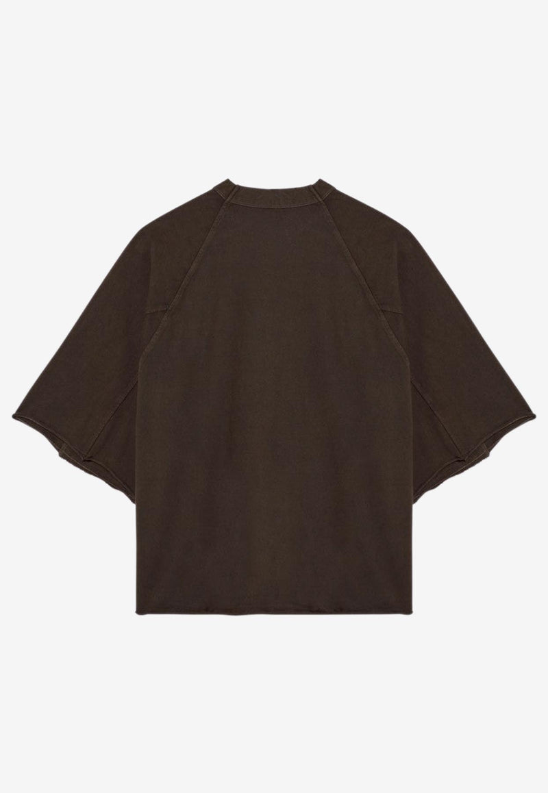 Entire Studios Essential Oversized Jersey T-shirt Brown ES2487CO/P_ENTST-BT