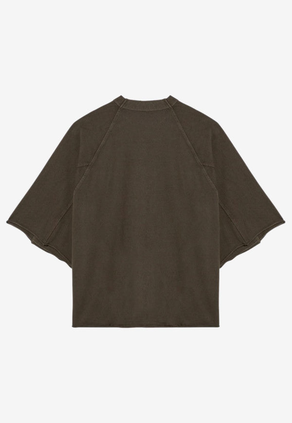 Entire Studios Essential Oversized Jersey T-shirt Green ES2487CO/P_ENTST-MI