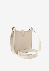 Hermès Mini Evelyne 16 Amazone in Beton Clemence Leather with Palladium Hardware