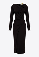 NICHOLAS Luca Fitted Midi Dress Black F24D2525PBBLACK