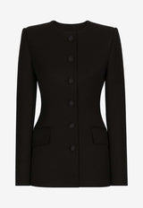 Dolce 
Gabbana Wool-Blend Tailored Jacket F26W2T HUMF2 N0000