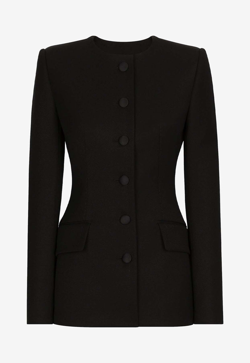 Dolce 
Gabbana Wool-Blend Tailored Jacket F26W2T HUMF2 N0000