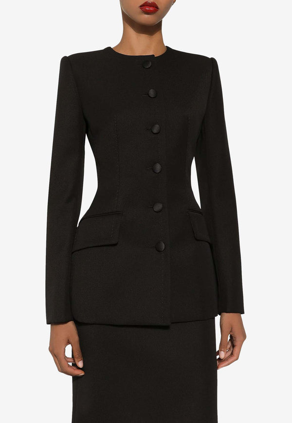 Dolce 
Gabbana Wool-Blend Tailored Jacket F26W2T HUMF2 N0000