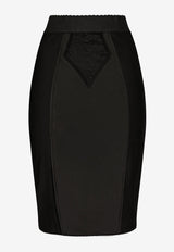 Dolce 
Gabbana High-Waist Pencil Skirt Black F4BKDT GDM43 N0000