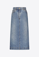 Dolce 
Gabbana Midi Denim Skirt Denim F4CP1D GDBV1 S9000