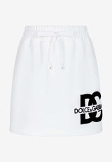 Dolce 
Gabbana Logo-Embroidered Jersey Mini Skirt F4CSKZ GDB7B W0800