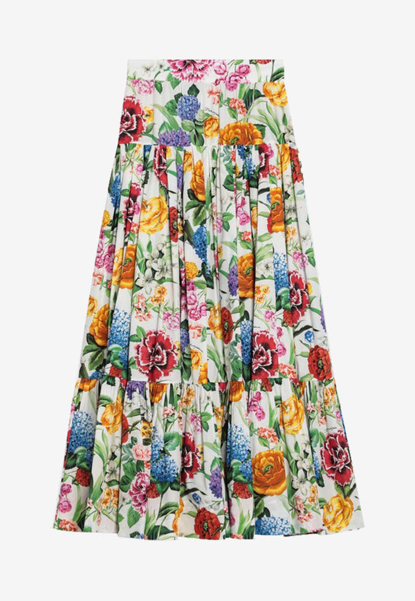 Dolce 
Gabbana Floral-Printed Midi Skirt F4CX0THS5S5/Q_DOLCE-HA5KU