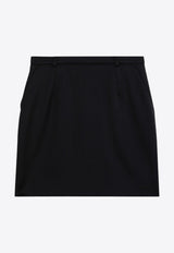 Dolce 
Gabbana Essential Wool Mini Skirt Black F4CXBTFU28J/P_DOLCE-N0000