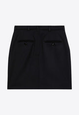 Dolce 
Gabbana Essential Wool Mini Skirt Black F4CXBTFU28J/P_DOLCE-N0000